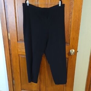 Norton McNaughton Black Cropped Ankle Pants